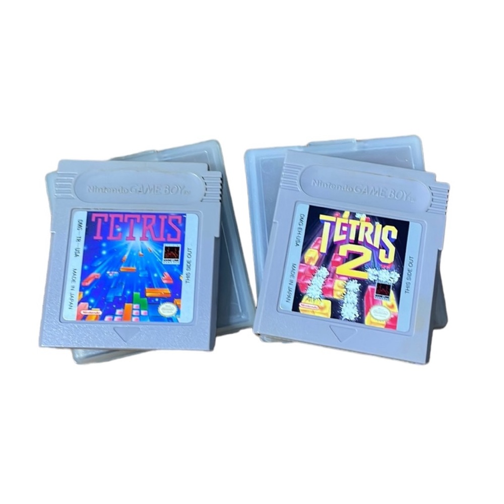 Original Game Boy Tetris and Tetris 2 Games